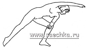 Бодифлекс: Упражнение 3 - Боковая растяжка