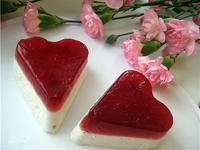 Пирожное йогуртовое с вишней