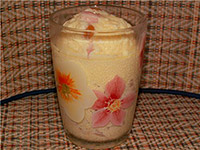 Варёный в стакане омлет