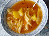 Суп с галушками