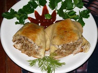 Лепёшки с курицей