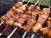 Вкусный шашлык из свинины