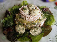 Салат «Гнездо глухаря»