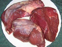 Мясо: Страус