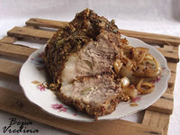 Буженина в мультиварке с гарниром