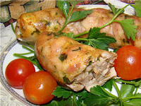 Куриные колбаски