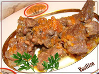 Тушеная говядина без воды