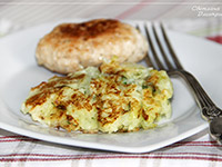 Капустные оладьи