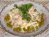 Салат из кальмаров