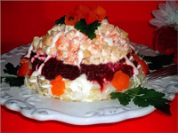 Овощной салат с сыром