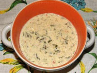 Суп молочный с овощами