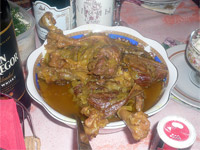 Гусь с каштанами