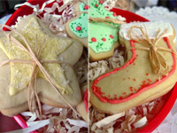 Новогоднее печенье в подарок