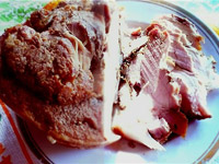 Рулька свиная запечённая