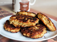 Овсяно-яблочные оладьи