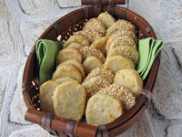 Сырное печенье к пиву