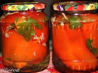 Фаршированный перец на зиму