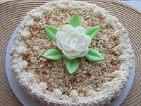 Кедровый торт с заварным кремом