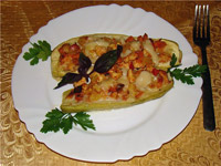 Кабачки, тушёные в сметане