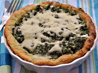 Киш со шпинатом