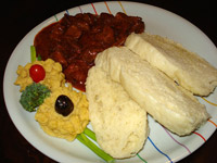 Кнедлики на пару