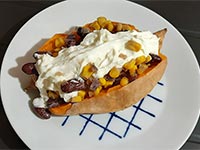 Запечённый батат