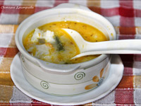 Рыбный сливочный суп