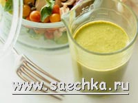 Соус для салата из вареных овощей