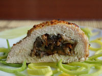 Куриный конвертик с грибами