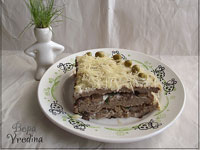 Торт печёночный из говяжьей печени