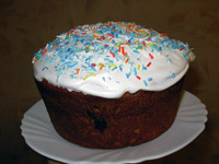 Приготовление кулича