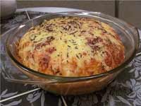 Творожно-кабачковая запеканка с курицей