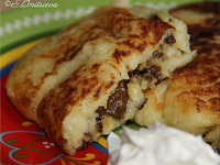 Картофельные зразы с грибами