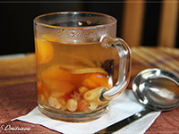 Компот из сухофруктов с шиповником