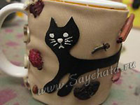 Кружка с кошкой