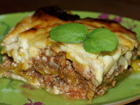 Лазанья из кабачков