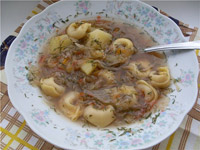 Суп с тортеллини