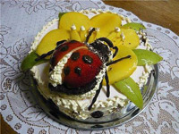 Торт «Божья коровка»