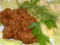 Мясо с кофе