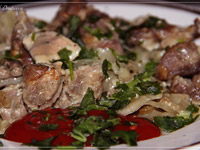 Шашлык в рукаве