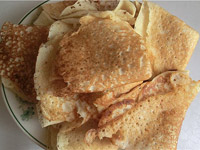 Блины на дрожжах и молоке