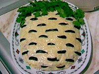 Салат "Белая береза"