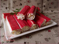 Фаршированные крабовые палочки