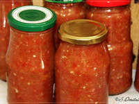 Аджика острая кабачковая