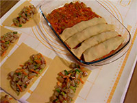 Рыбные каннеллони