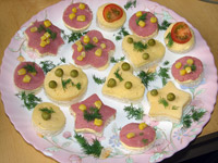 Бутерброды к празднику