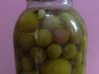 Маринованные зелёные помидоры