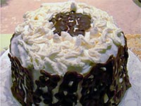 Торт с бананами