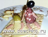 Бутерброд "Забавные человечки"