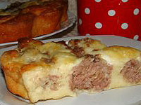 Пирог с фрикадельками